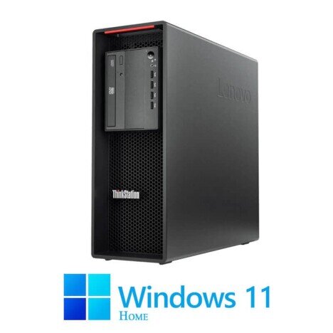 Workstation Lenovo P520, Quad Core W-2125, 32GB, SSD, Quadro P400, Win 11 Home